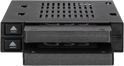 Serveris Icy Dock 2x 2,5 colio SATA / SAS Hotswap flexiDOCK (MB522SP-B)