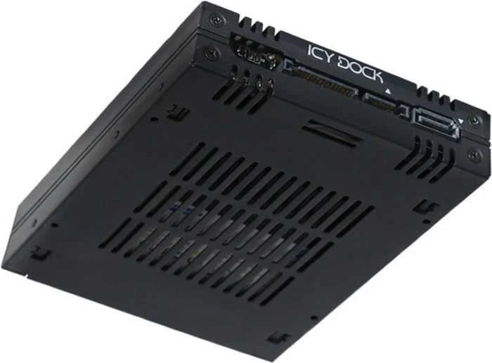 Serveris IcyDock Carruzzo Icy Dock MB742SP-B diskų įrenginio skyriaus dangtelis Juoda