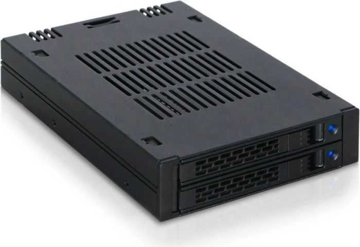 Serveris IcyDock Carruzzo Icy Dock MB742SP-B diskų įrenginio skyriaus dangtelis Juoda
