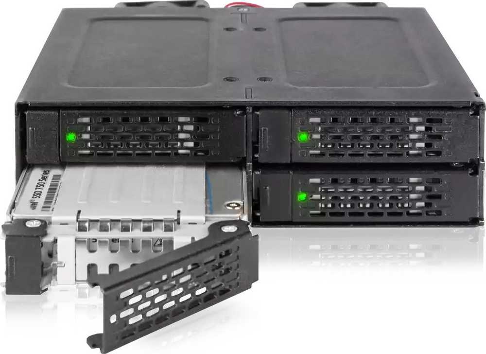 Nezatříděno Carruzzo Icy Dock ToughArmor MB699VP-B V3 SSD korpusas Juoda 2.5″