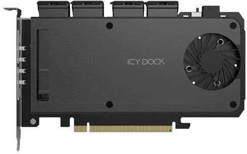 Icy Dock M.2 NVMe adapteris su aušinimo ventiliatoriumi