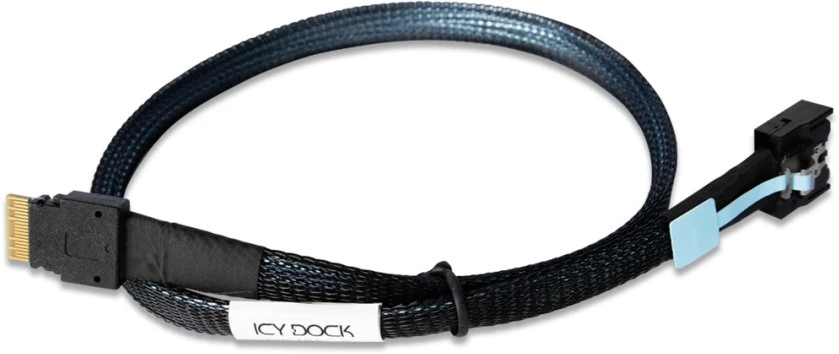 „Icy Dock IcyDock“ kabelis „SlimSAS 4i to MCIO 4i“, PCIe 4.0, 0.5M