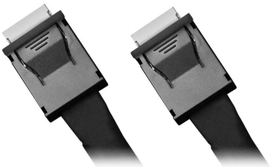 Carruzzo Icy Dock MB302L-B „Serial Attached SCSI“ (SAS) kabelis 0,5 m Juoda
