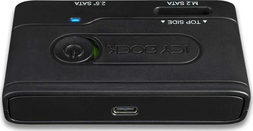 Nezatříděno „Icy Dock“ 2,5 colio SATA / M.2 SATA – USB-C 3.2 Gen 1 (MB031U-1SMB)
