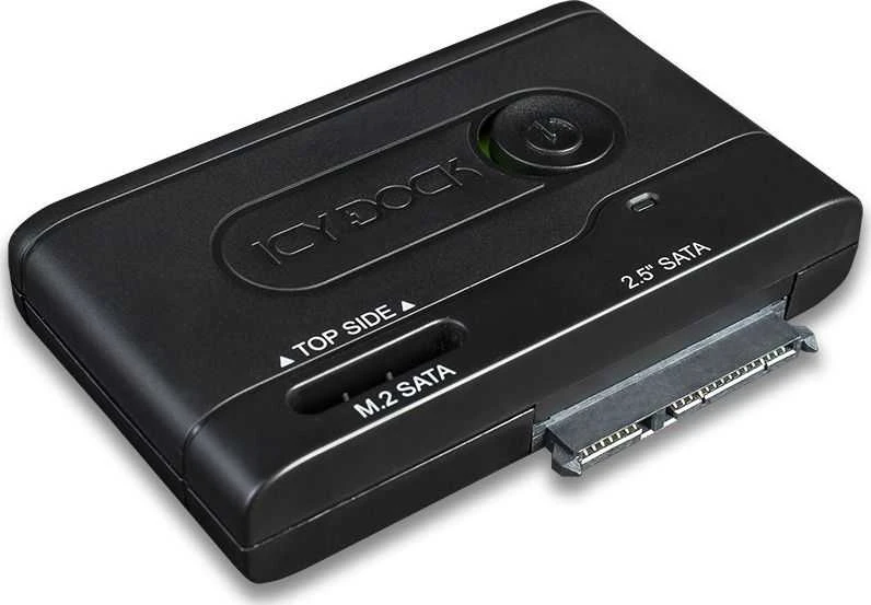 Nezatříděno „Icy Dock“ 2,5 colio SATA / M.2 SATA – USB-C 3.2 Gen 1 (MB031U-1SMB)