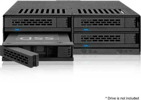Carruzzo Icy Dock MB324SP-B diskų masyvas 0 TB Desktopas Juoda
