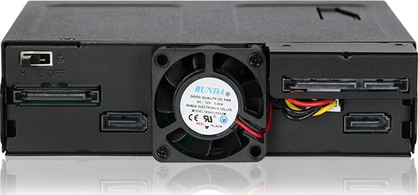 Nezatříděno „Icy Dock Pocket“ 2 x 2,5 colio SSD / HDD + ypač plonas ODD 5,25 colio „ToughArmor“ (MB602SPO-B)