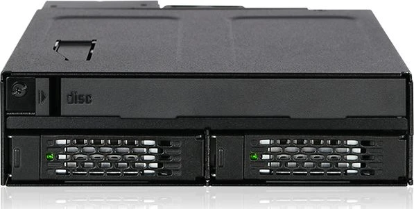 Nezatříděno „Icy Dock Pocket“ 2 x 2,5 colio SSD / HDD + ypač plonas ODD 5,25 colio „ToughArmor“ (MB602SPO-B)