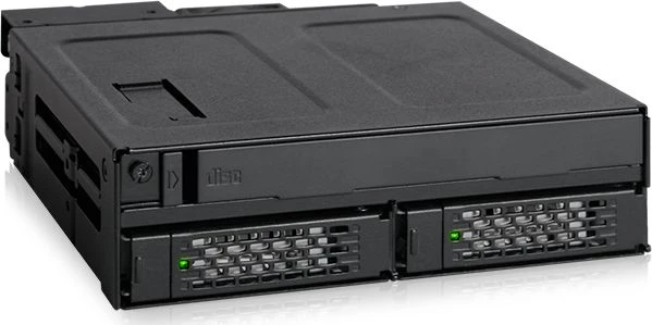 Nezatříděno „Icy Dock Pocket“ 2 x 2,5 colio SSD / HDD + ypač plonas ODD 5,25 colio „ToughArmor“ (MB602SPO-B)
