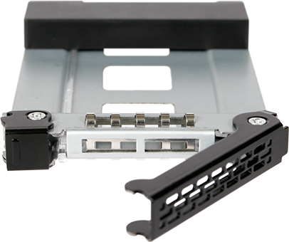 Carruzzo Icy Dock MB992TRAY-B diskų įrenginio skyriaus dangtelis Juoda, Sidabras