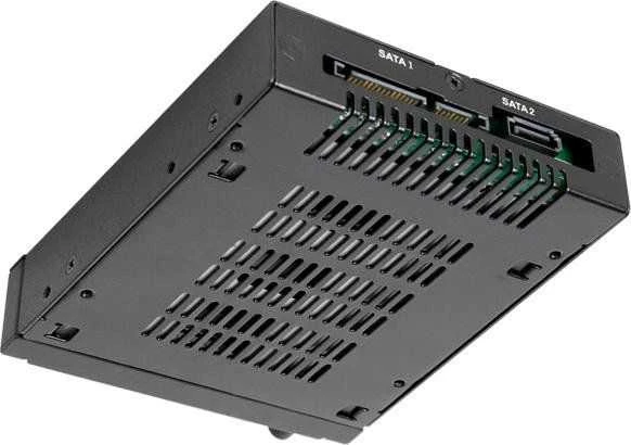 IcyDock Carruzzo Icy Dock MB492SKL-B diskų įrenginio skyriaus dangtelis Juoda