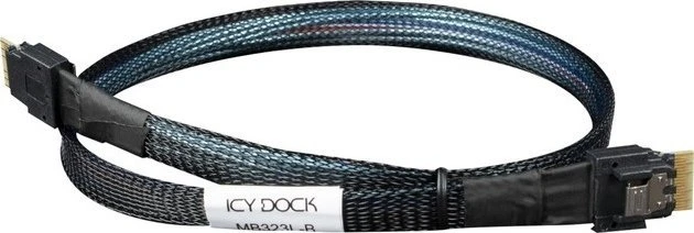 Icy Dock „We-Ra“. „IcyDock SlimSAS 4i 38 pin SFF-8654“ į „SlimSAS 4i 38“
