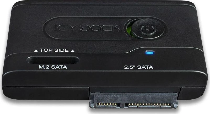 Nezatříděno „Icy Dock“ 2,5 colio SATA / M.2 SATA – USB-C 3.2 Gen 1 (MB031U-1SMB)