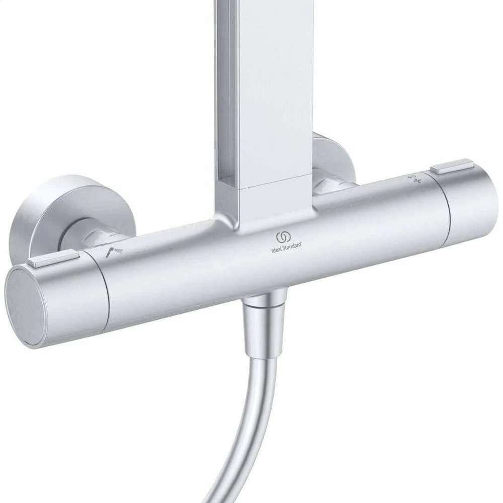Ideal Standard Ideal_Standa TERMOSTATINIS DUŠO KOMPLEKTAS ALU+ SIDABRINIS MATINIS