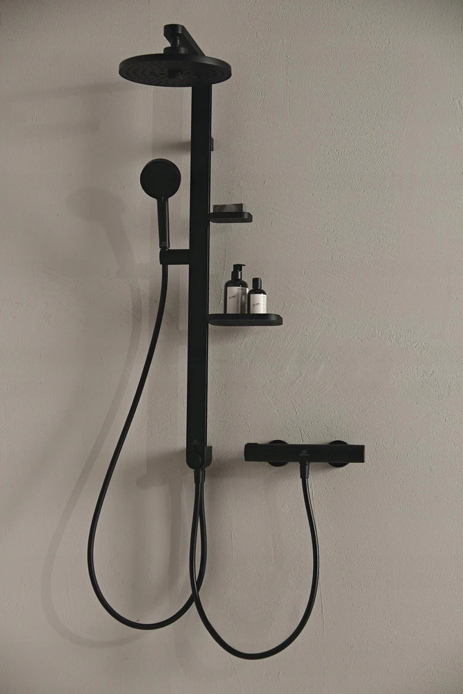 Ideal Standa Ideal_Standa MAIŠYTUV DUŠO TERMOSTAT ALU+ JUOD MAT