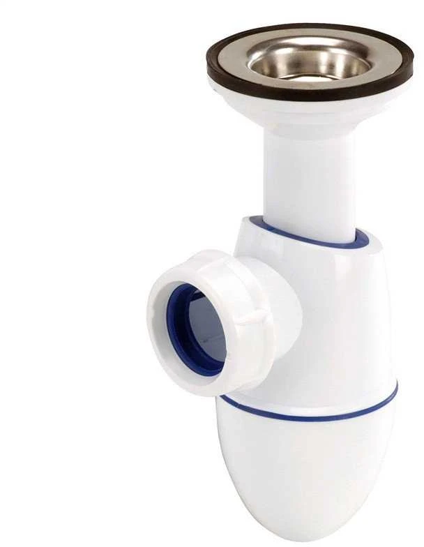 Ani_Plast Praustuvės sifonas 11/4×32 su atšaka s/m