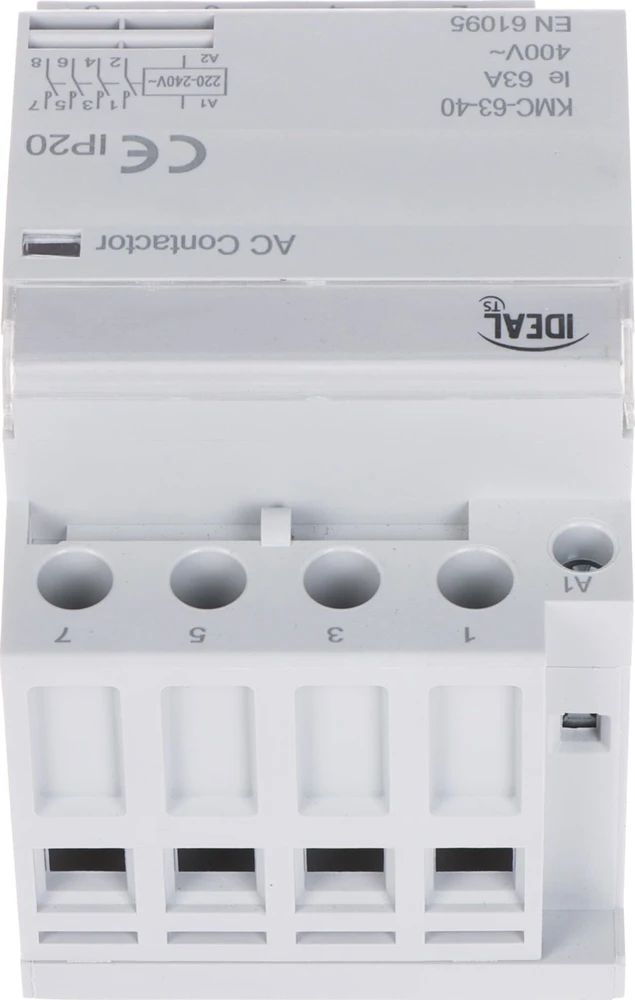 MODULINIS KONTAKTORIUS KMC-63-40 63 A 400 V AC IDEALUS