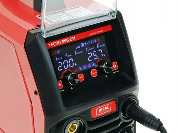 Ideal Suvirinimo pusautomatis TECNOMIG 211 S-PULSE ALU SYNERGIC