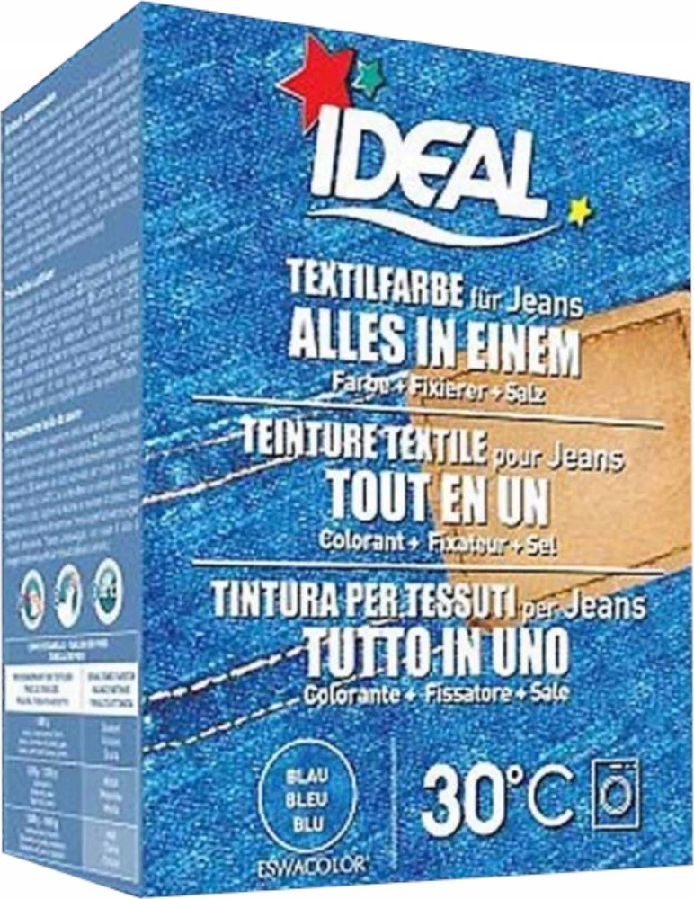 Ideal Viskas viename audinio dažai Mėlyna Jeans 350g