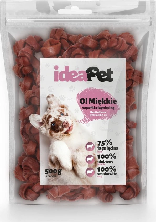 IdeaPet 500g MINKŠTI MAZGAI SU ĖRIENA 5cm