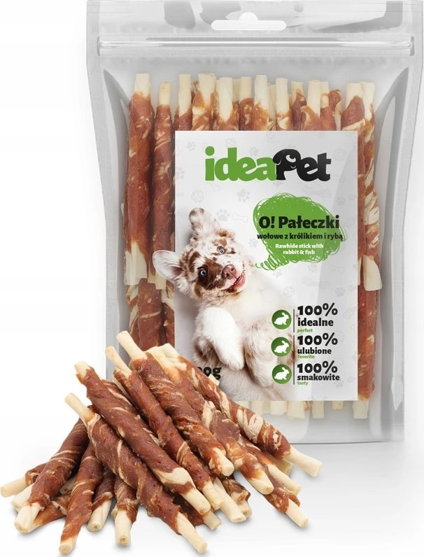 IdeaPet 500g PAŁECZKI WOŁOWE su triušiena i rybą