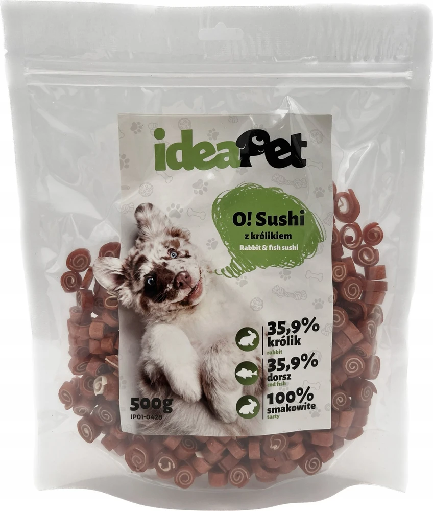IdeaPet IDEAPET 500g SUŠIAI su triušiena