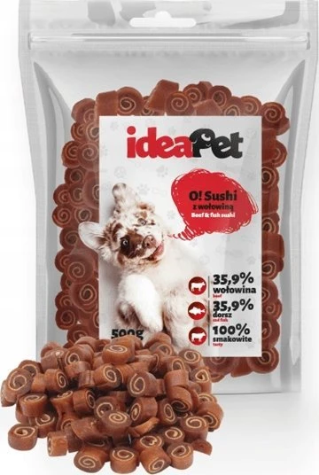 IdeaPet IdeaPet Sušiai su jautiena 500g