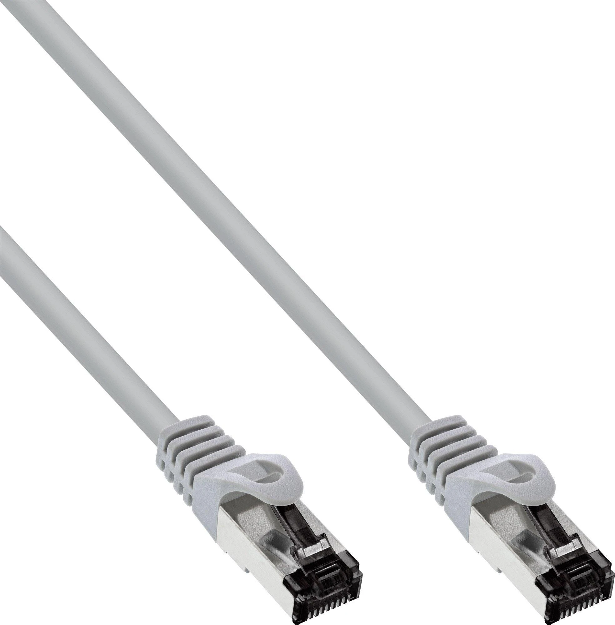 InLine® Komutacinis kabelis S/FTP PiMF Cat.8.1 halogen free 2000MHz pilkas 15m