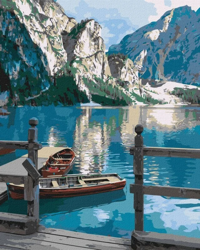 Ideyka Paveikslas pagal skaičius 40x50 cm KHO2763 Kalnų ramybė AP0074