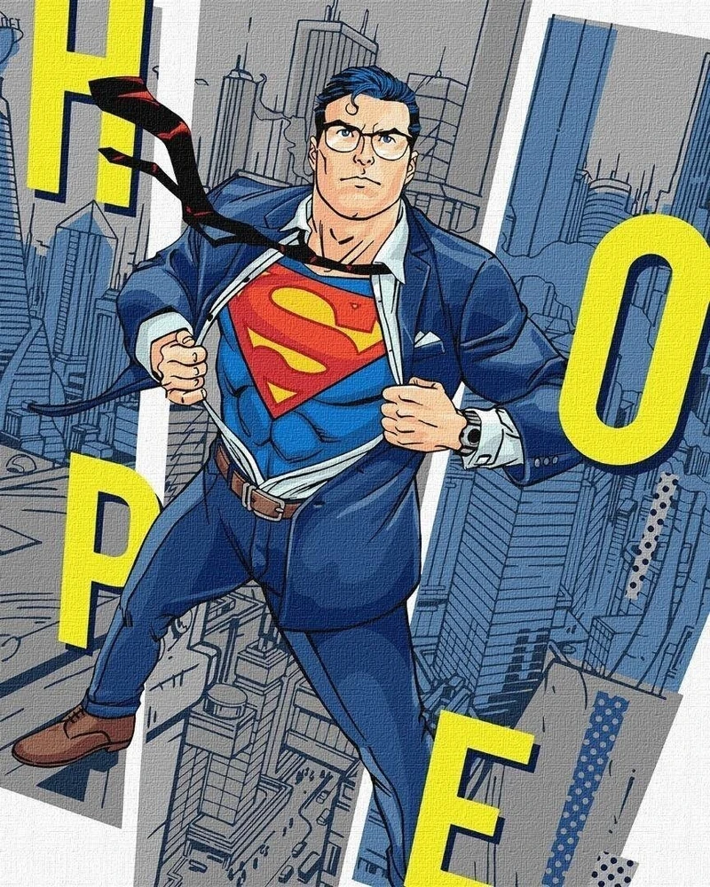 Ideyka Art Active *****Tapyba pagal numerius 40x50 WB Superman Nadz.88227