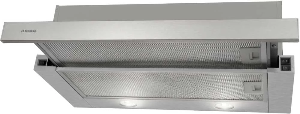 Gartraukis Įmontuotas gaubtas, Hansa, 60cm, inox panelė