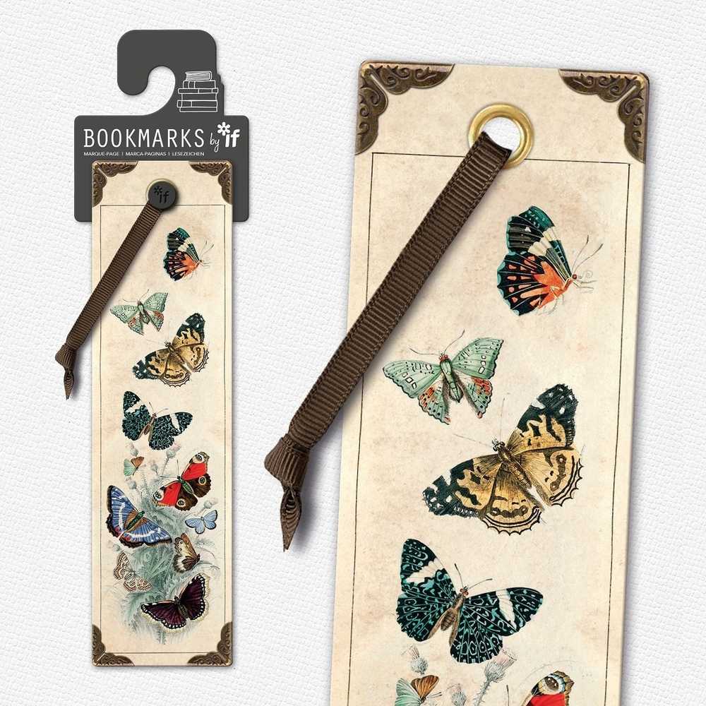 Bookshop Vintage Bookmarks - Butterflies