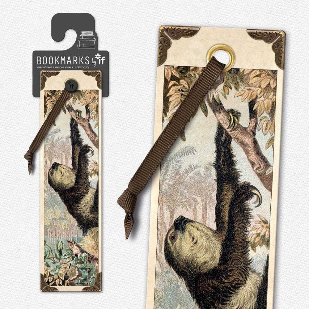 Bookshop Vintage Bookmarks - Sloth
