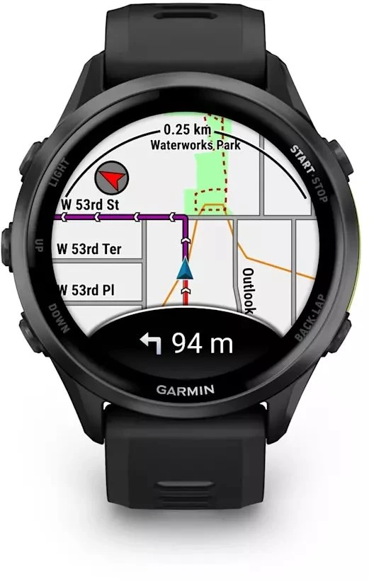 Išmanusis laikrodis Garmin Forerunner® 970 išmanusis sportinis laikrodis, juodas