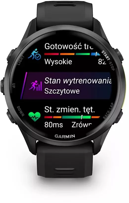 Išmanusis laikrodis Garmin Forerunner® 970 išmanusis sportinis laikrodis, juodas