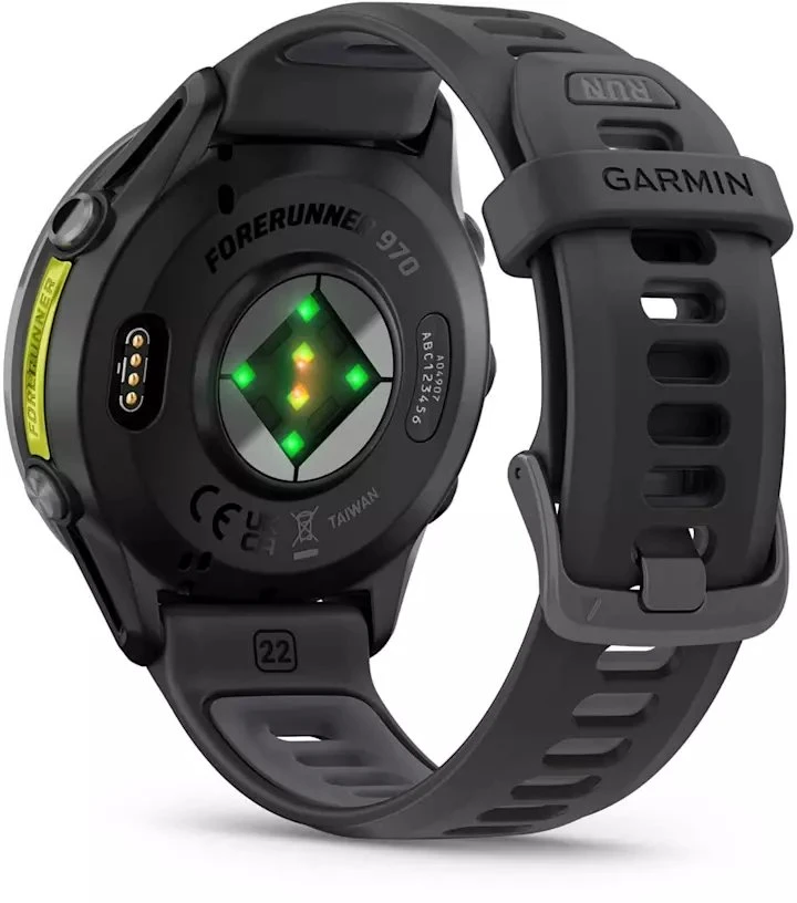 Išmanusis laikrodis Garmin Forerunner® 970 išmanusis sportinis laikrodis, juodas