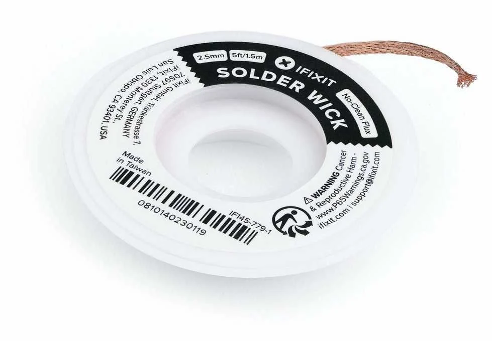 iFixit Desoldering Wick Entlötlitze – 2,5 mm Breite
