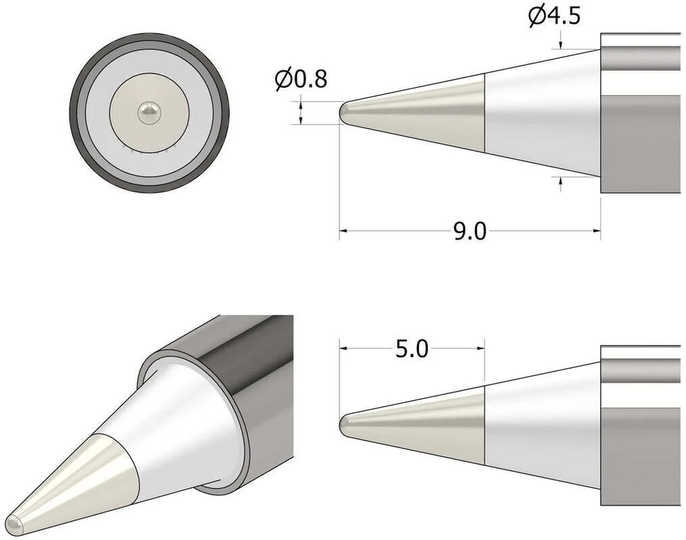 iFixit FixHub Lötspitze konisch-spitz