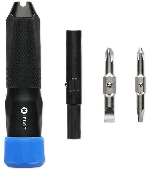„iFixit Narwhal“ 6 viename atsuktuvas, užrakinamas, pasukamas dangtelis – juodas