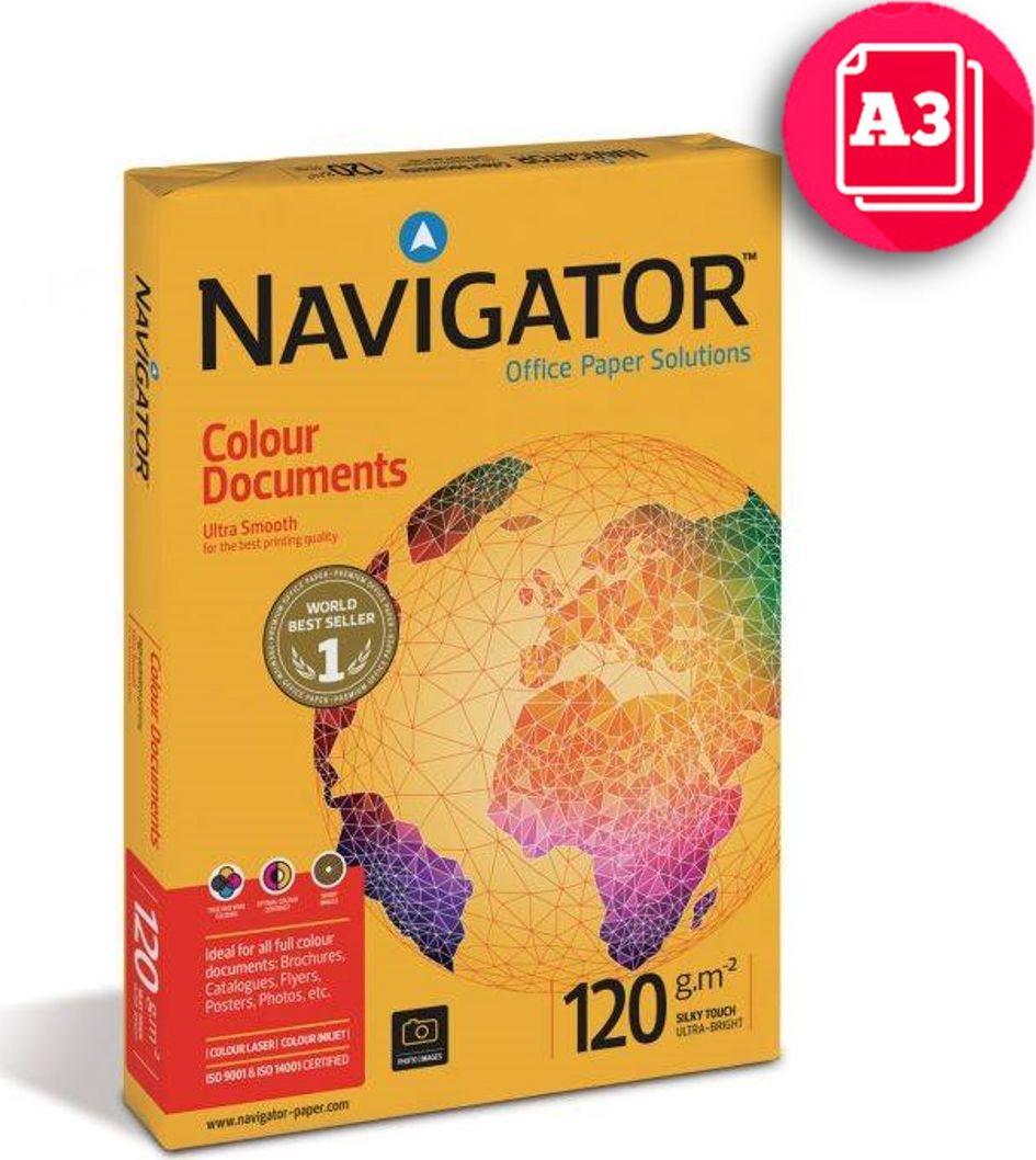 Biuro popierius Navigator Colour Dokuments, A3, 120g (500) 0701-003