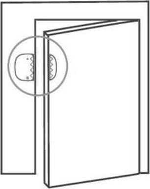 iGET SECURITY P4v2 - magnetinis belaidis durų/langų detektorius