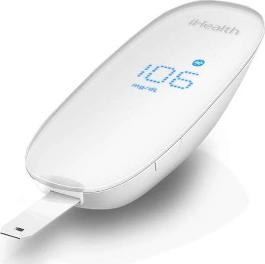 Kraujospūdžio matuoklis „iHealth Glucose EGS-2003“ gliukozės testai (50 vnt.)