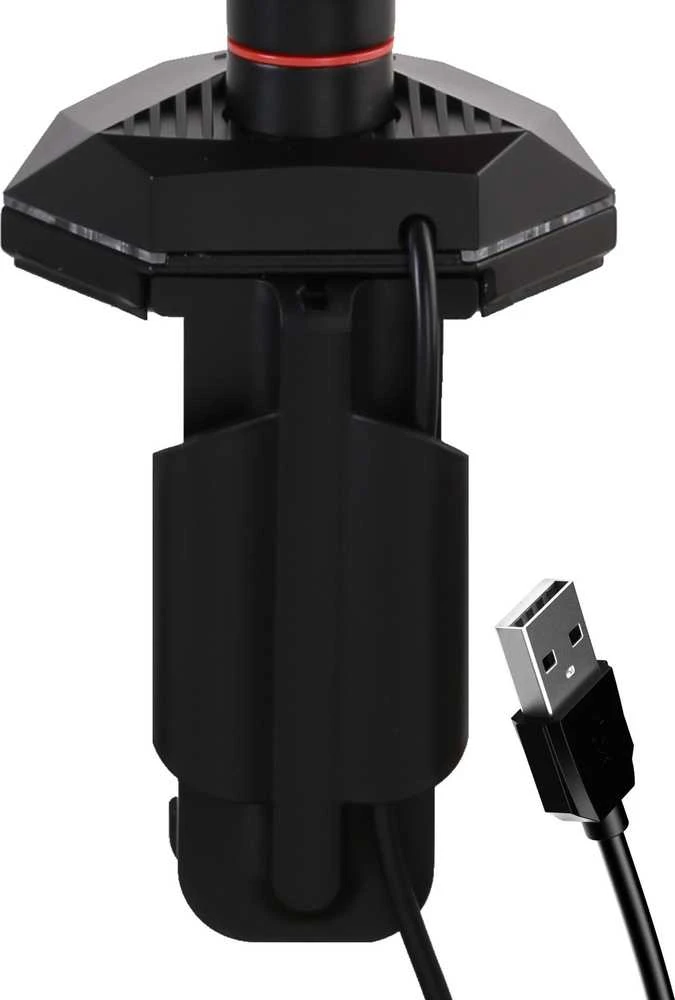IIYAMA DSG3001C-R1 žaidimų stalo laikiklis vienam monitoriui su reguliuojamo aukščio VESA 75x75 arba 100x100mm USB jungtys (P)