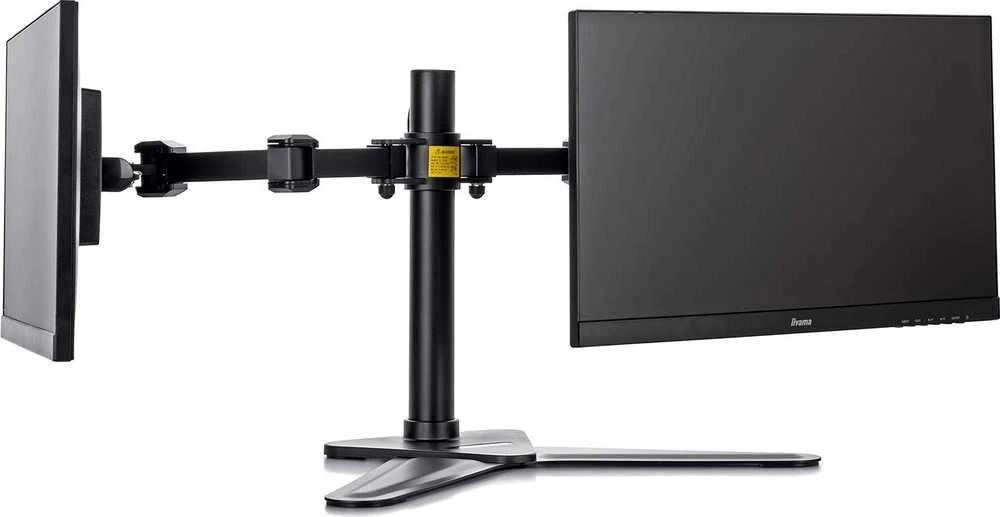 iiyama DS1002D-B1 monitoriaus laikiklis arba stovas 76,2 cm (30") Juoda