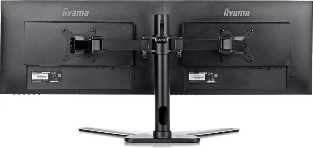 iiyama DS1002D-B1 monitoriaus laikiklis arba stovas 76,2 cm (30") Juoda