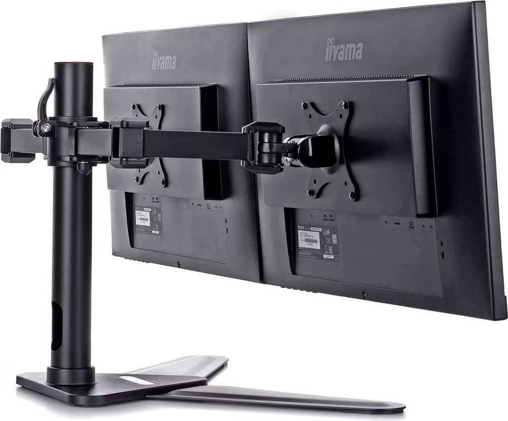 iiyama DS1002D-B1 monitoriaus laikiklis arba stovas 76,2 cm (30") Juoda