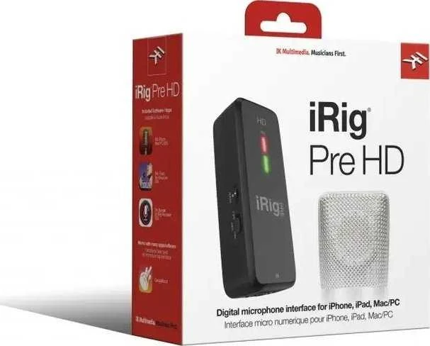 Ik Multimedia I Multimedia IK iRig Pre HD – garso sąsajos iOS/Mac/PC