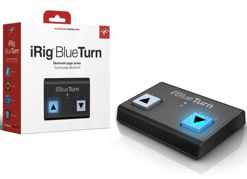 IK Multimedia iRig BlueTurn šoninio posūkio pedalas