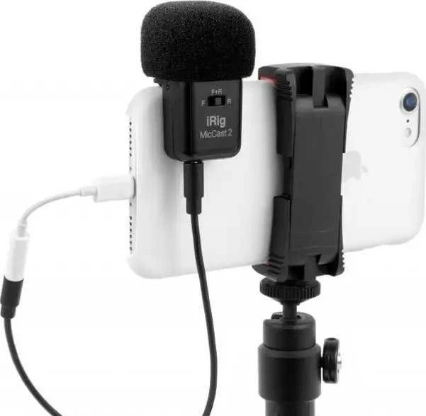 IK Multimedia IK iRig Mic Cast 2 mikrofonas - kondensatorinis mikrofonas