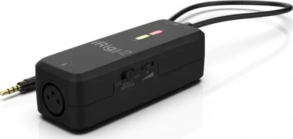 Ik Multimedia I Multimedia IK iRig PRE 2 – garso sąsajos iOS/Android/DSLR